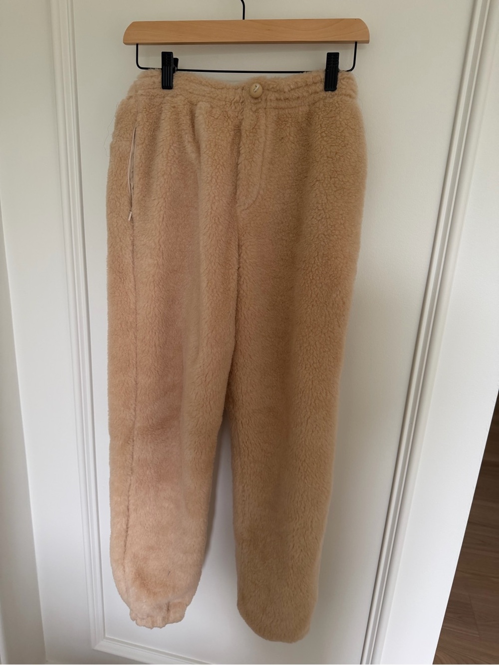Pangaia Sherpa Jogger Pants - Cream